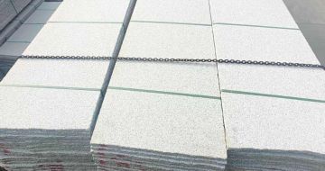 晋城芝麻白毛板，石材毛板