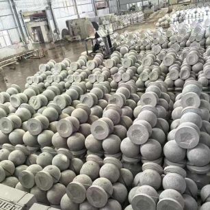 晋城芝麻白圆球 石球 挡车球