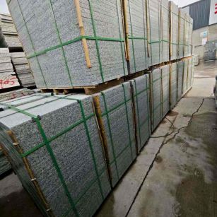 晋城芝麻白地铺版 石材地铺石