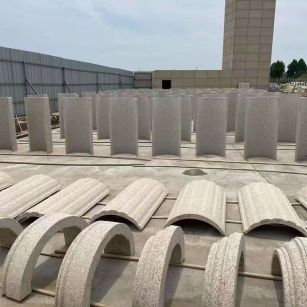 晋城黄金麻别墅柱皮 异形 线条定制