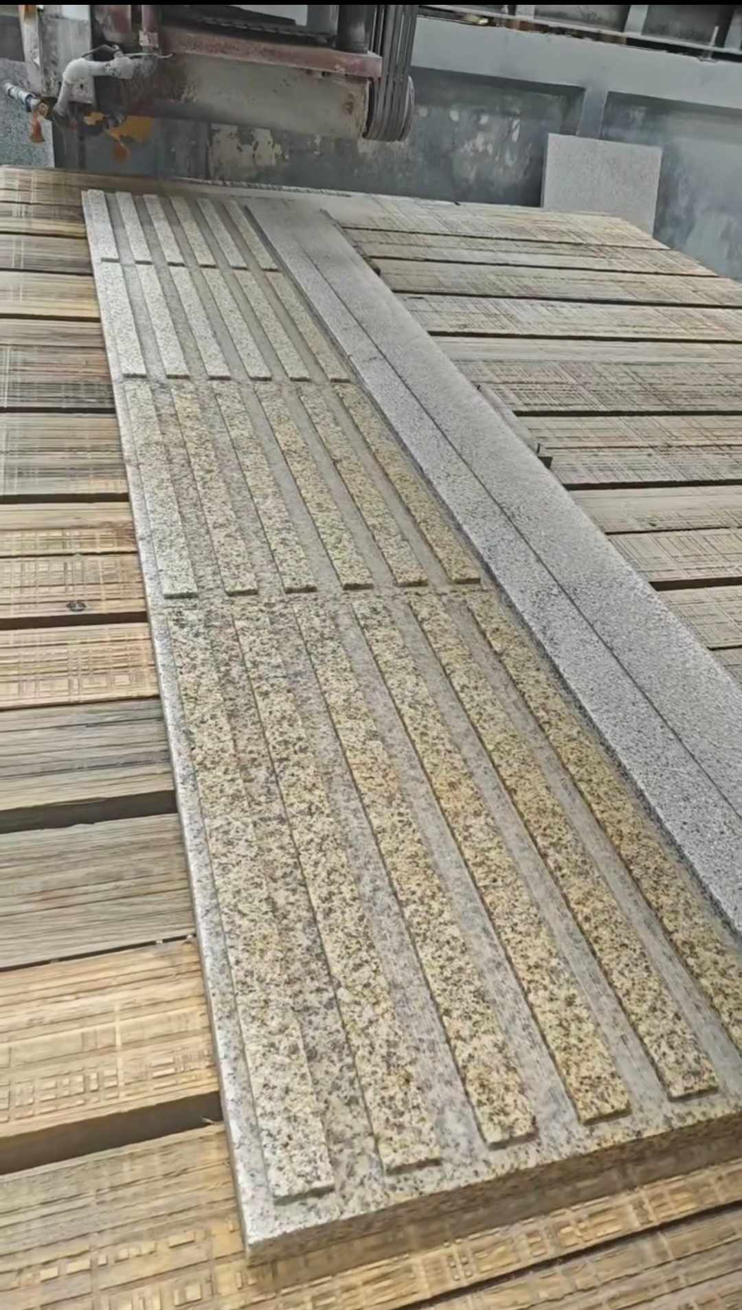 晋城黄金麻盲道石 盲条