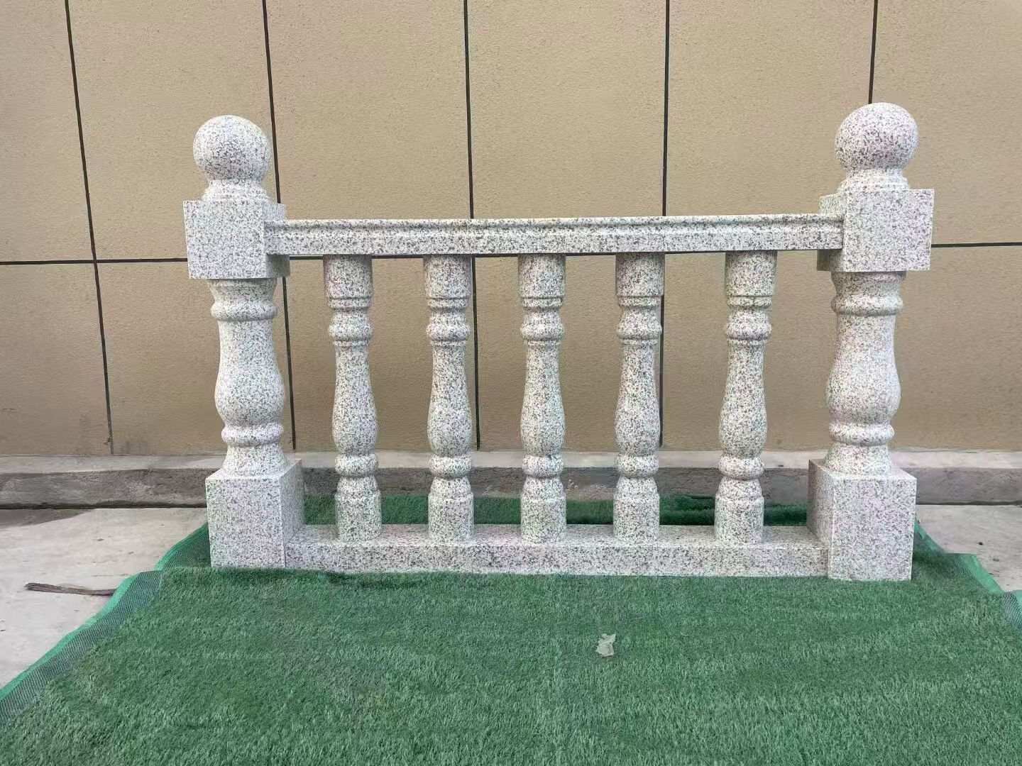 晋城芝麻白阳台栏杆 花岗岩栏杆