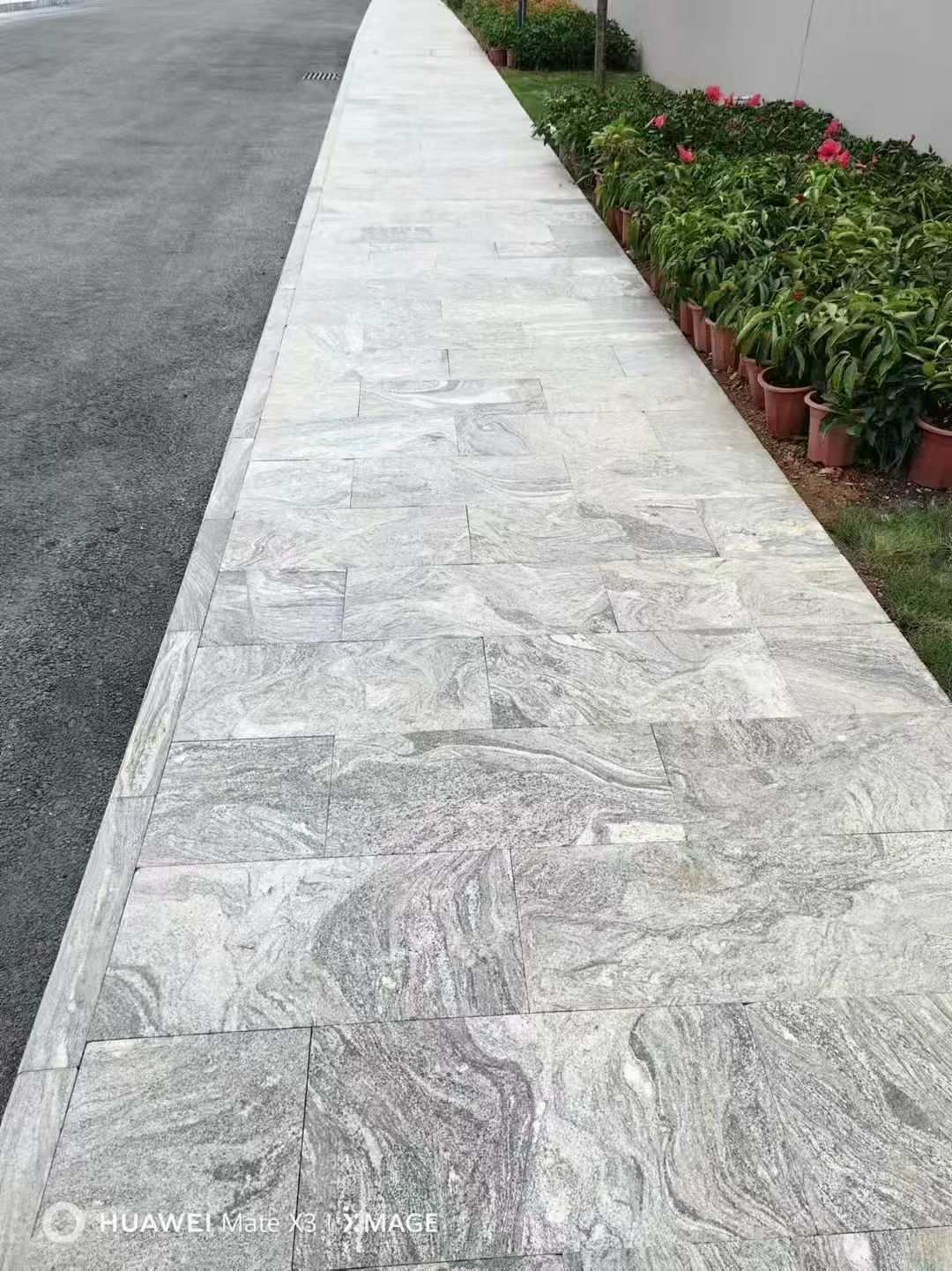 晋城浪淘沙地铺石 夜里雪